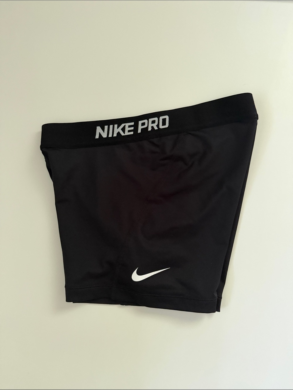 Nike Pro Black and White Performance Compression bike Shorts